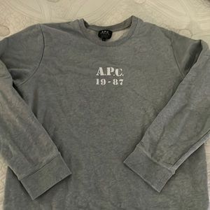 Men’s A.P.C sweatshirt size XL